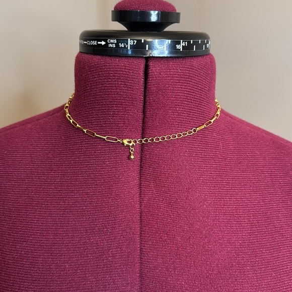 Uncommon James Necklace thin paperclip gold layered necklace - Picture 7 of 8